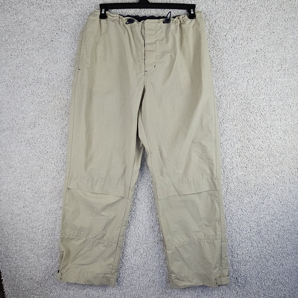 Vintage Old Navy Y2K Paratrooper Baggy Pants Men's XL 36x32 Wide Leg Beige